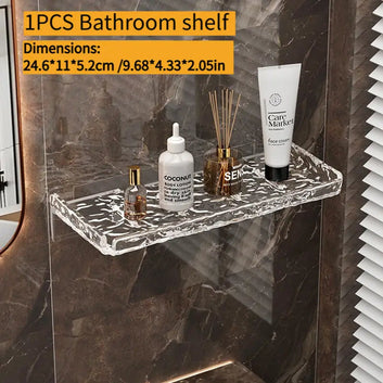 Luxury Acrylic Bathroom Shelf